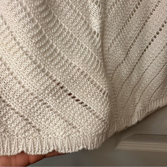 White Knit Tank Top - Picture 3 of 3